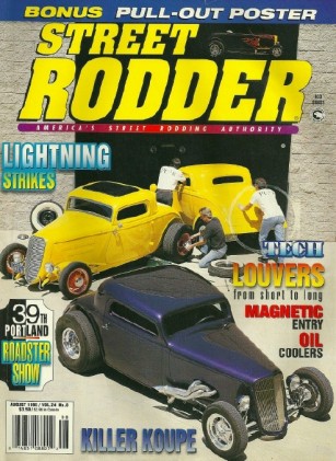 STREET RODDER 1995 AUG - HOW TO MAKE LOUVERS, 8